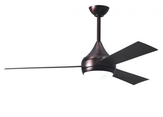 Donaire wet location 52" 3-Blade paddle fan constructed of 316 Marine Grade Stainless Steel