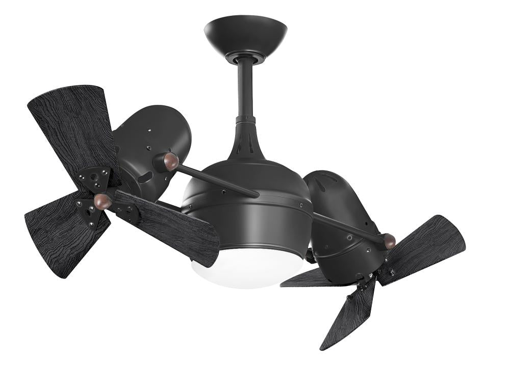 Dagny LK: 360° Dual 14" Rotational Ceiling Fan with light kit