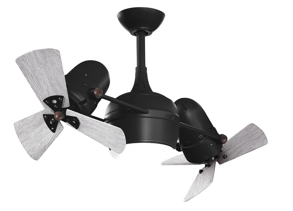 Dagny LK: 360° Dual 14" Rotational Ceiling Fan with light kit