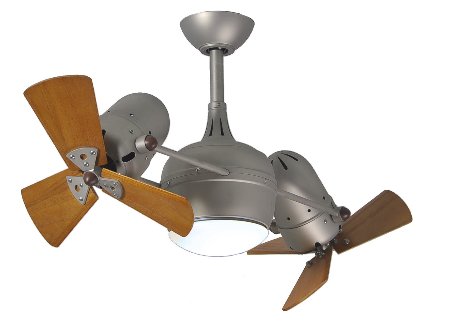 Dagny LK: 360° Dual 14" Rotational Ceiling Fan with light kit