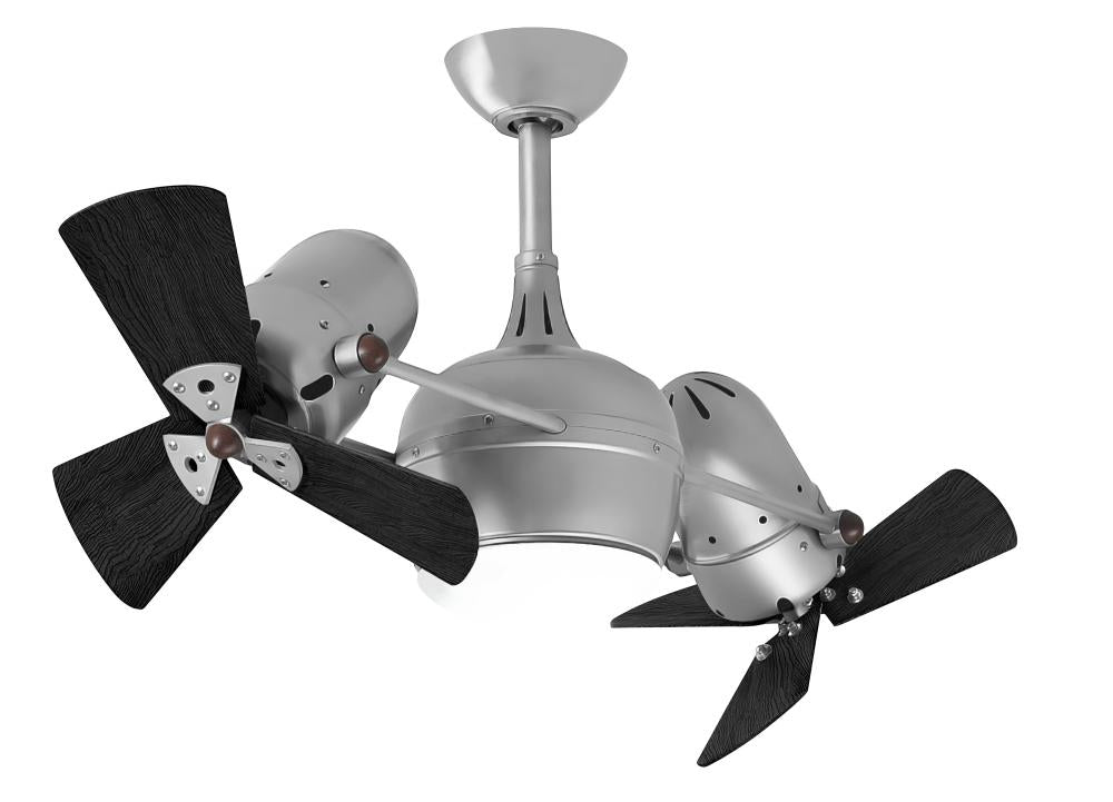 Dagny LK: 360° Dual 14" Rotational Ceiling Fan with light kit