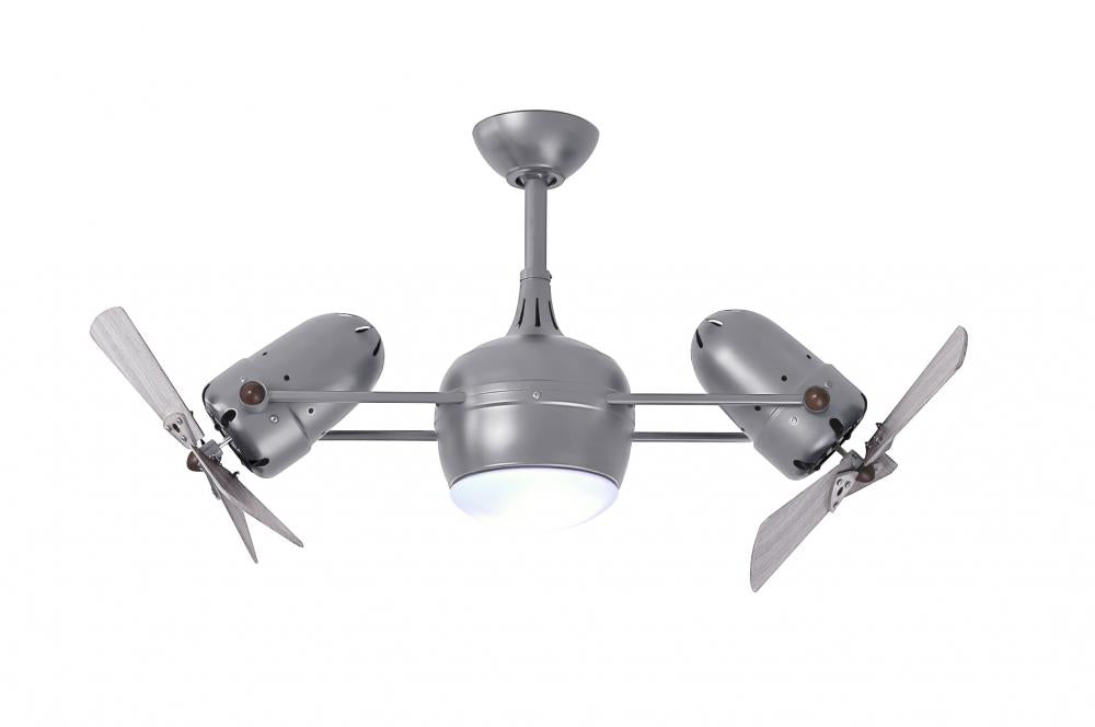 Dagny LK: 360° Dual 14" Rotational Ceiling Fan with light kit